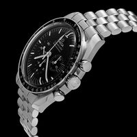 Stainless Steel Pre-Owned Omega Speedmaster Moonwatch, Hesalite Estate Watch