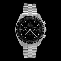 Stainless Steel Pre-Owned Omega Speedmaster Moonwatch, Hesalite Estate Watch
