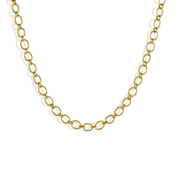 14K Yellow Gold Oval Link Chain