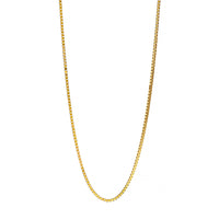 14K Yellow Gold .75mm Box Chain Necklace