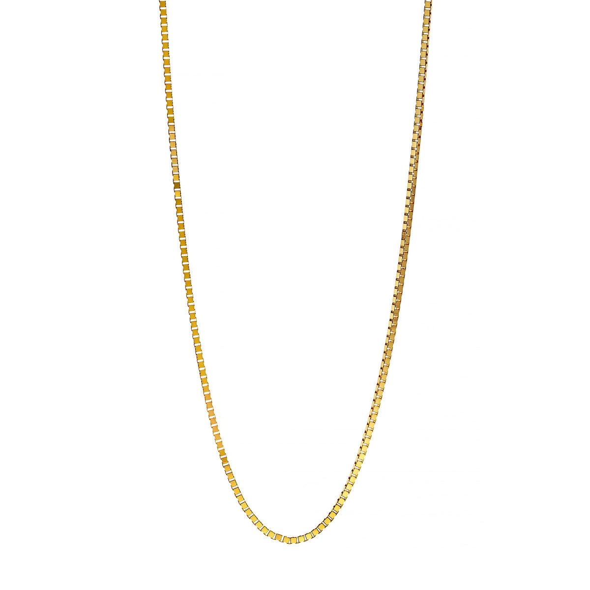 14K Yellow Gold .75mm Box Chain Necklace – Long's Jewelers
