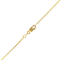 14K Yellow Gold .75mm Box Chain Necklace