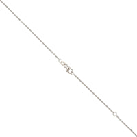 18K White Gold 18-20" Round Cable Chain Necklace