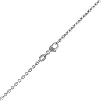 Platinum 2.2mm Round Cable Chain Necklace