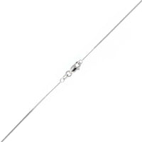 14K White Gold 18" Micro Curb Chain