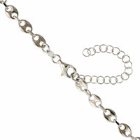 Sterling Silver Puffed Mariner Chain
