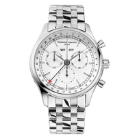 Frederique Constant Classics Quartz Chronograph Triple Calendar Stainless Steel FC-296SW5B6B