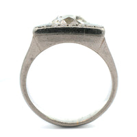 Eclat Jewels Platinum Cushion Cut Diamond Ring