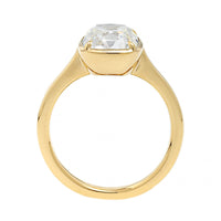 18K Yellow Gold Old Mine Cut Diamond Ring