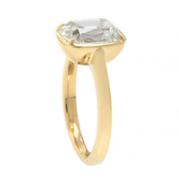 18K Yellow Gold Old Mine Cut Diamond Ring