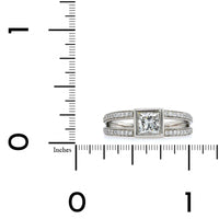 Platinum Princess Cut Diamond Engagement Ring