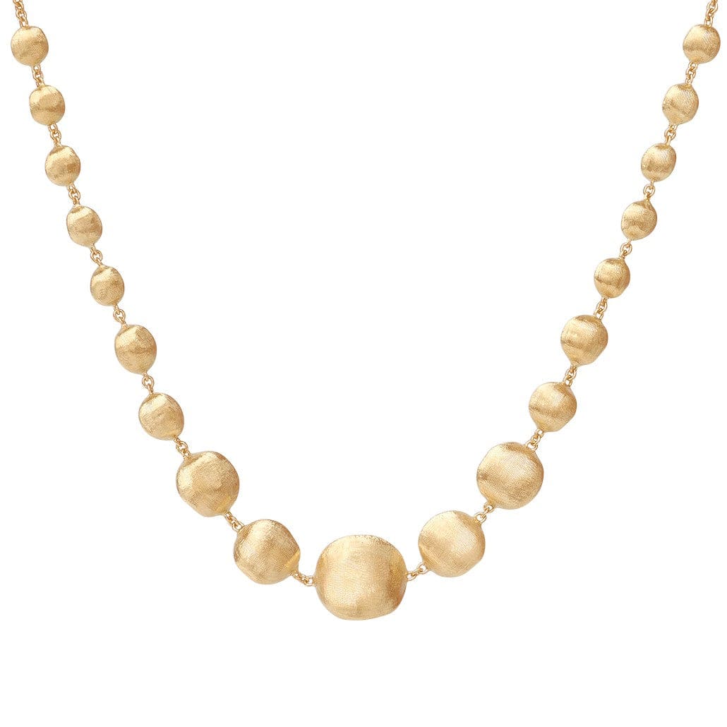 Marco Bicego 18K Yellow Gold Africa Graduated Bead Necklace