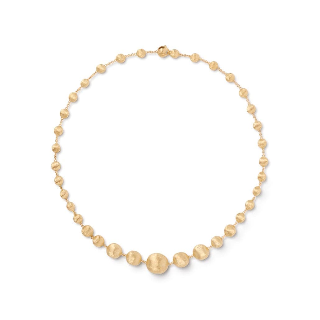 Marco Bicego 18K Yellow Gold Africa Graduated Bead Necklace