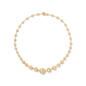 Marco Bicego 18K Yellow Gold Africa Graduated Bead Necklace