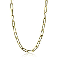 Roberto Coin 18K Yellow Gold Fine Paperclip Chain Necklace