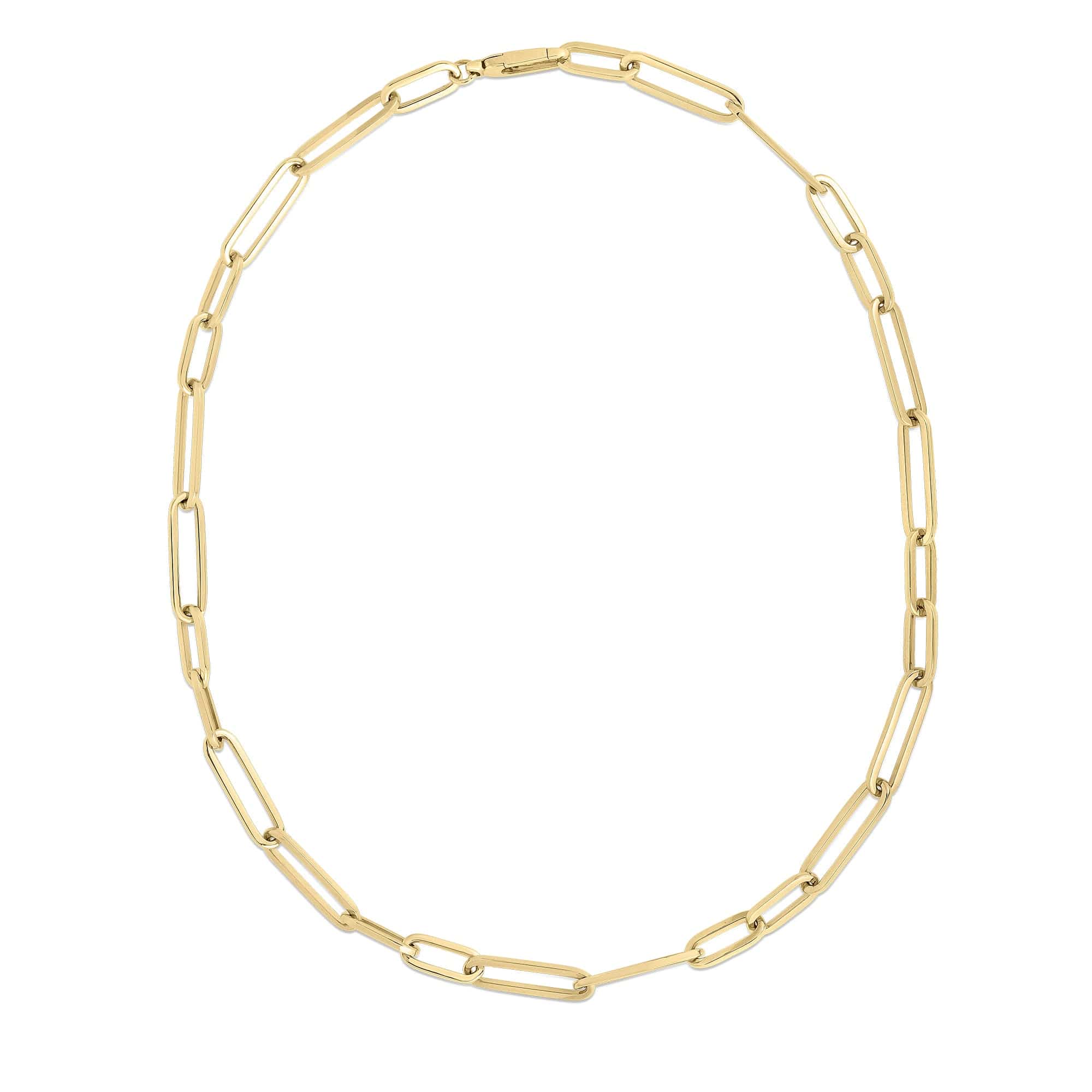 Roberto Coin 18K Yellow Gold Oval Link Chain Necklace