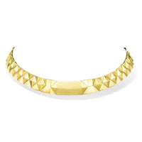 CADAR 18K Yellow Gold Python Collar Necklace