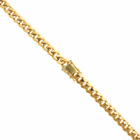 18K Yellow Gold 23" Cuban Chain Necklace
