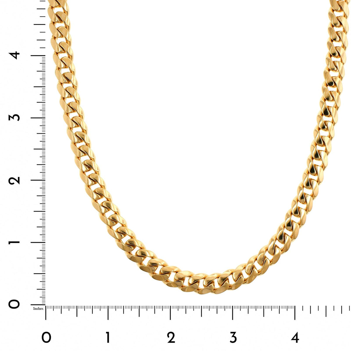 18K Yellow Gold 23" Cuban Chain Necklace