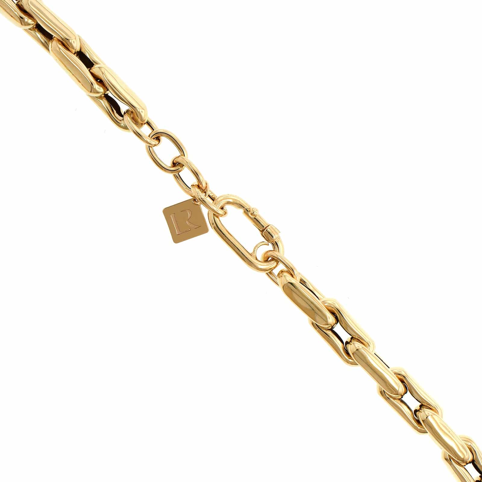 Lauren Rubinski 14K Yellow Gold Small & Extra Large Chain Link Necklace