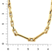 Lauren Rubinski 14K Yellow Gold Small & Extra Large Chain Link Necklace