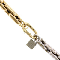 Lauren Rubinski 14K Yellow and White Gold Small Link Chain Necklace