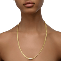 CADAR 18K Yellow Gold Square Necklace