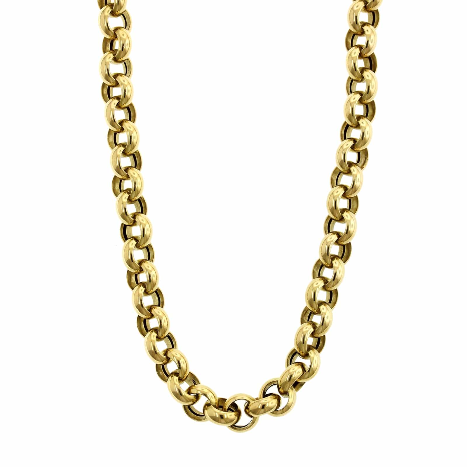 Roberto Coin 18K Yellow Gold Rolo Link Chain Necklace