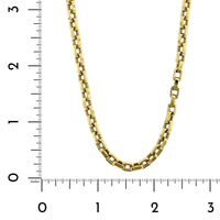 Roberto Coin 18K Yellow Gold Square Link Chain Necklace