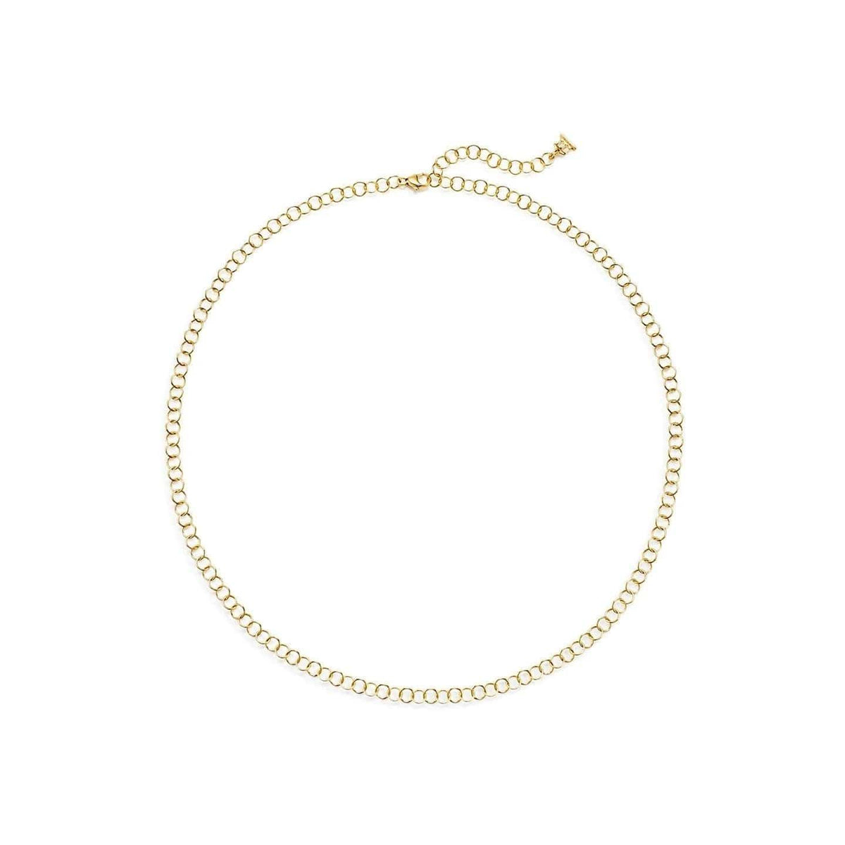 Temple St. Clair 18K Yellow Gold Small Round Link Chain Necklace
