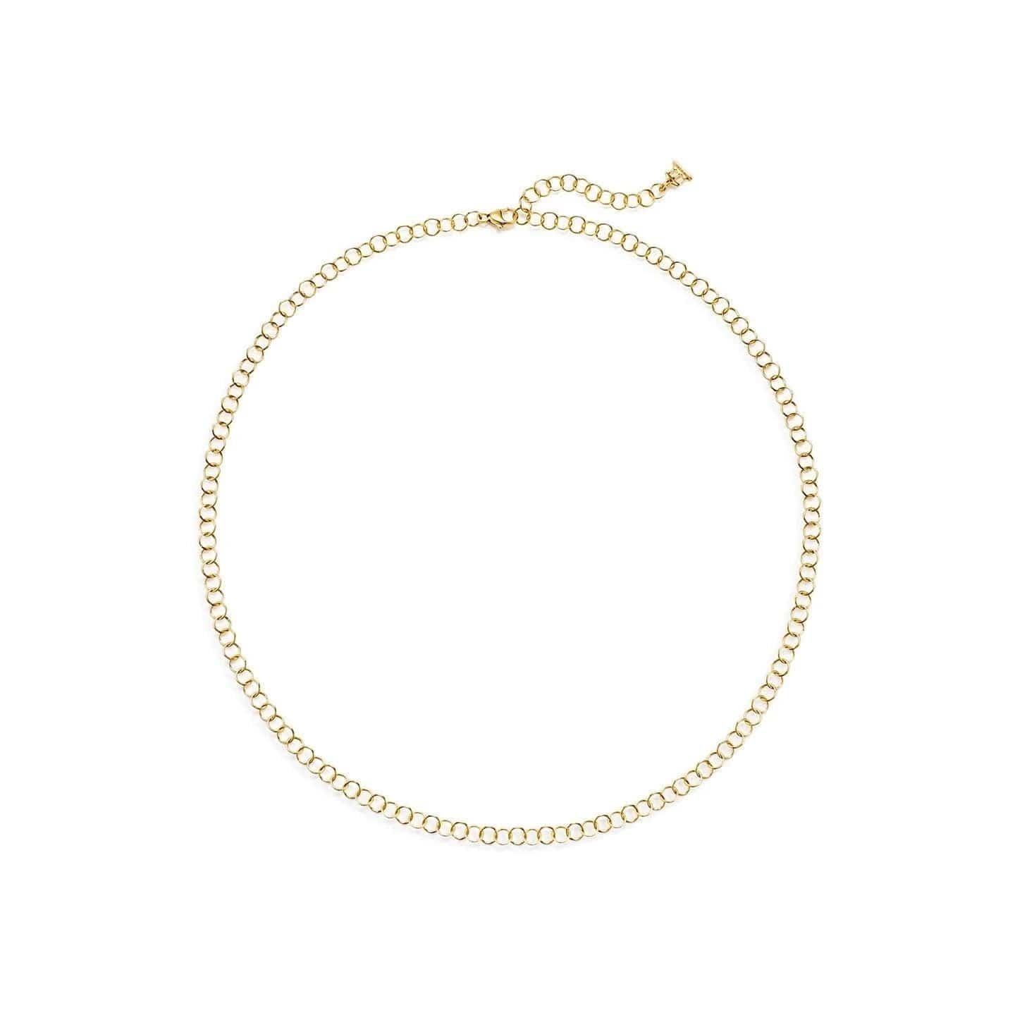 Temple St. Clair 18K Yellow Gold Small Round Link Chain Necklace