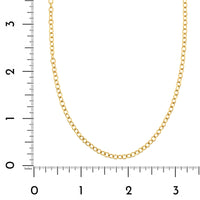 Suzy Landa 18K Yellow Gold 18" Small Round Link Chain Necklace