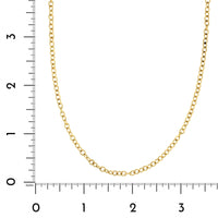 Suzy Landa 18K Yellow Gold 30" Small Round Link Chain Necklace