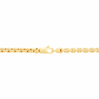 14K Yellow Gold Box Chain Necklace