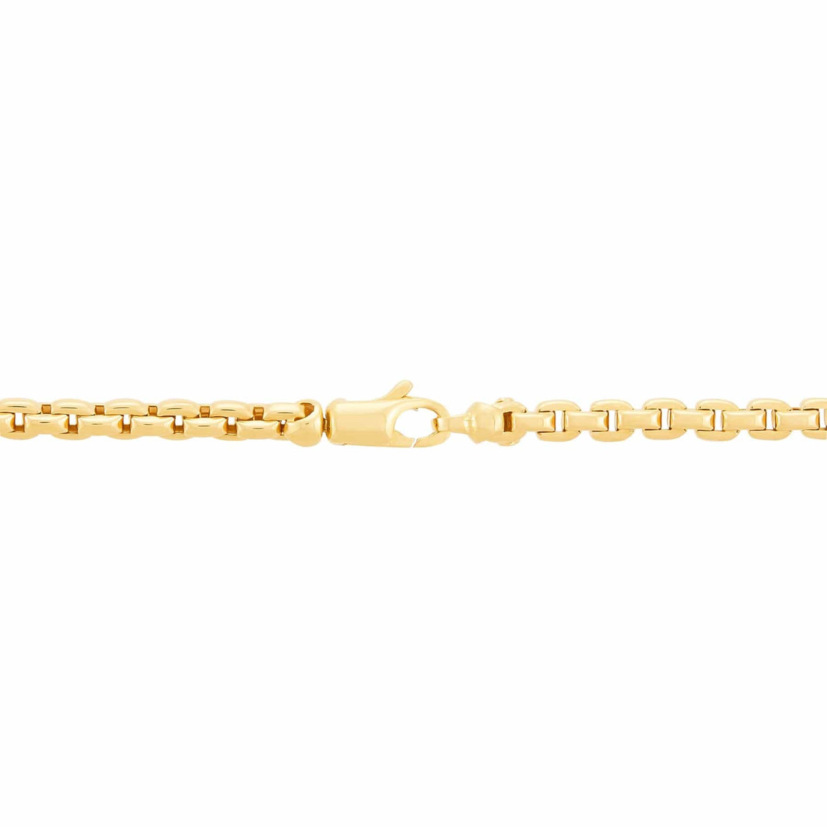 14K Yellow Gold Box Chain Necklace