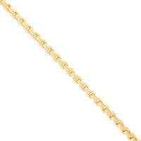 14K Yellow Gold Box Chain Necklace