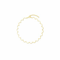 CADAR 18K Yellow Gold Water Chain Necklace