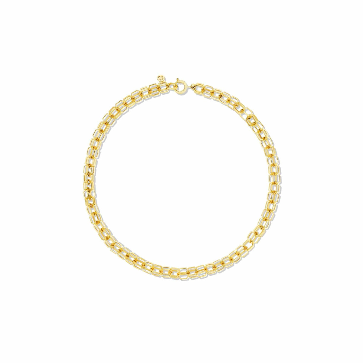 Cadar 18K Yellow Gold B Home Link Necklace