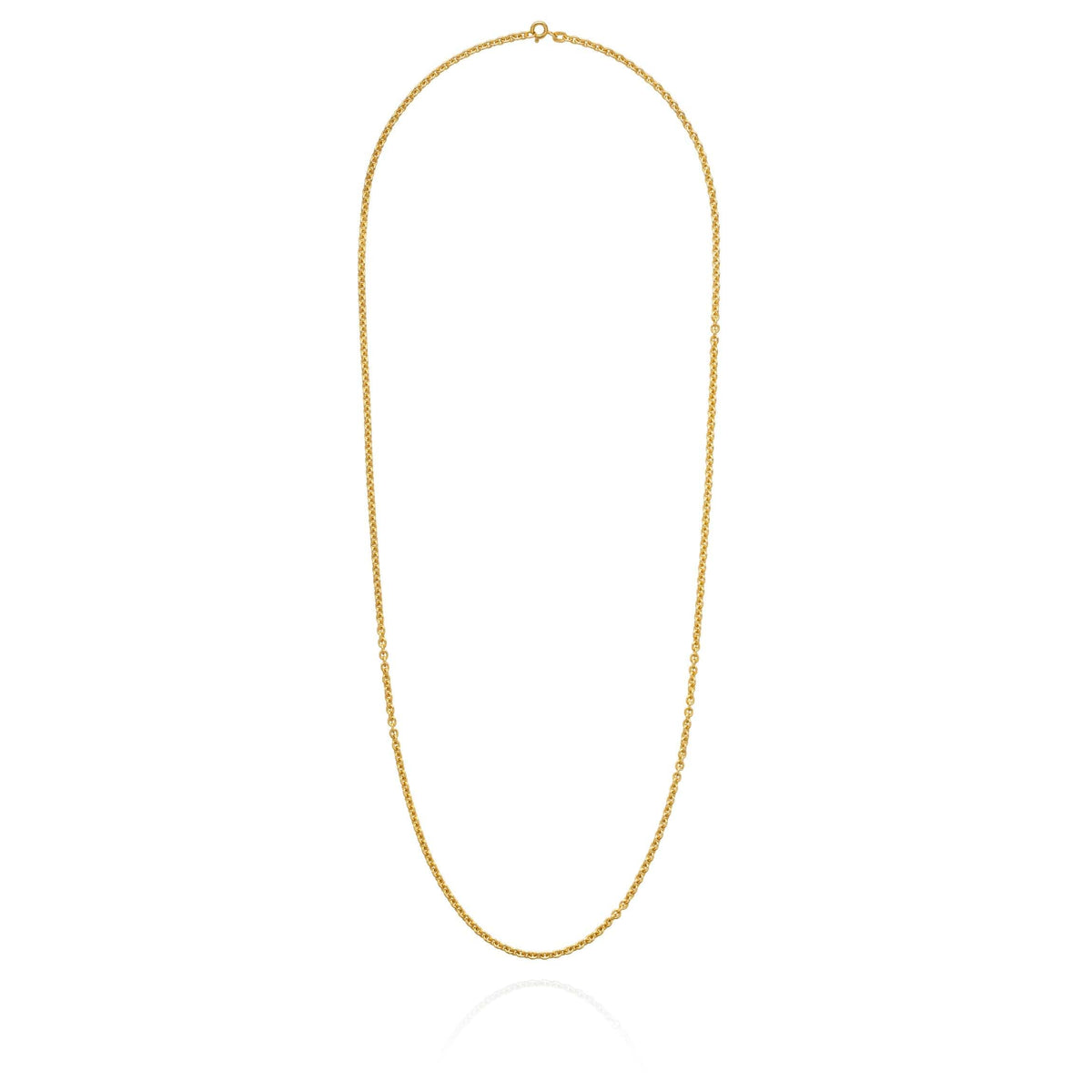 Fernando Jorge 18K Yellow Gold 27.5" Round Trace Chain Necklace
