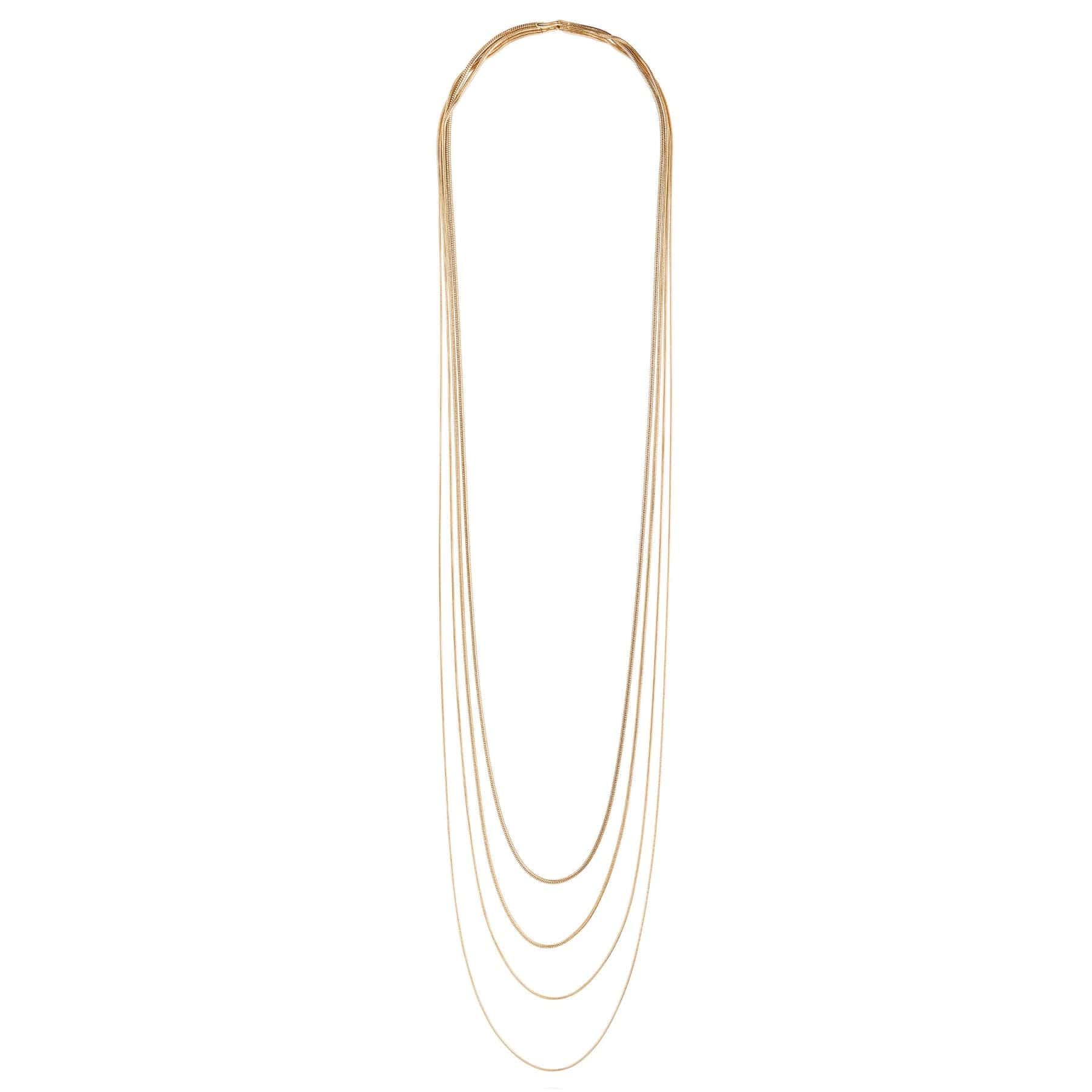 Fernando Jorge 18K Yellow Gold 15-20" Multi Strand Necklace