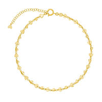 CADAR 18K Yellow Gold Wings of Love Short Heart Necklace