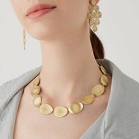 Marco Bicego 18K Yellow Gold Lunaria Leaf Necklace