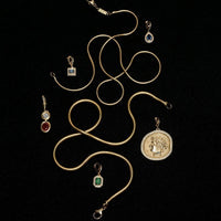 Azlee 18K Yellow Gold Cascade Chain Necklace