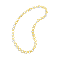 CADAR 18K Yellow Gold Python Link Necklace