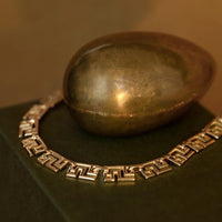 Azlee 18K Yellow Gold Tessellate Chain Necklace