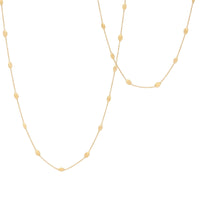 Marco Bicego 18K Yellow Gold Long Siviglia Small Bean Necklace