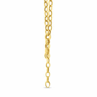 Roberto Coin 18K Yellow Gold Oval Link Y Necklace