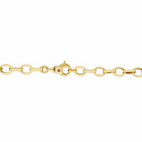 Roberto Coin 18K Yellow Gold Oval Link Y Necklace