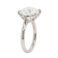 Platinum Heart Shaped Diamond Engagement Ring