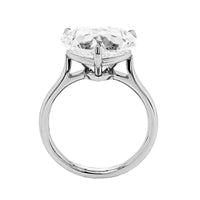 Platinum Heart Shaped Diamond Engagement Ring